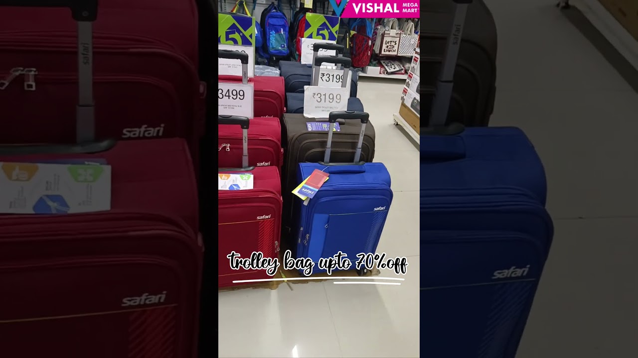 Vishal Mega Mart offers today | vishal mega mart trolley bag upto 70% off