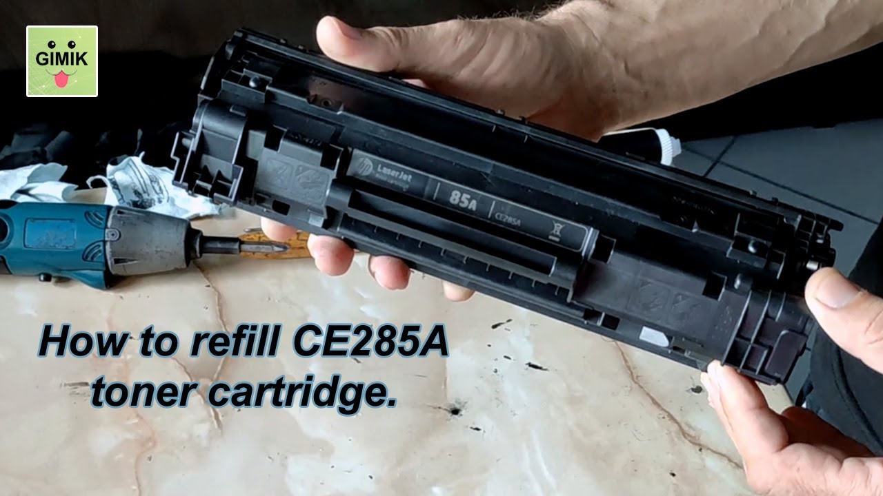 HP CE285A (85A) & Canon 725 Toner Refill - Complete Disassembly & Cleaning Guide
