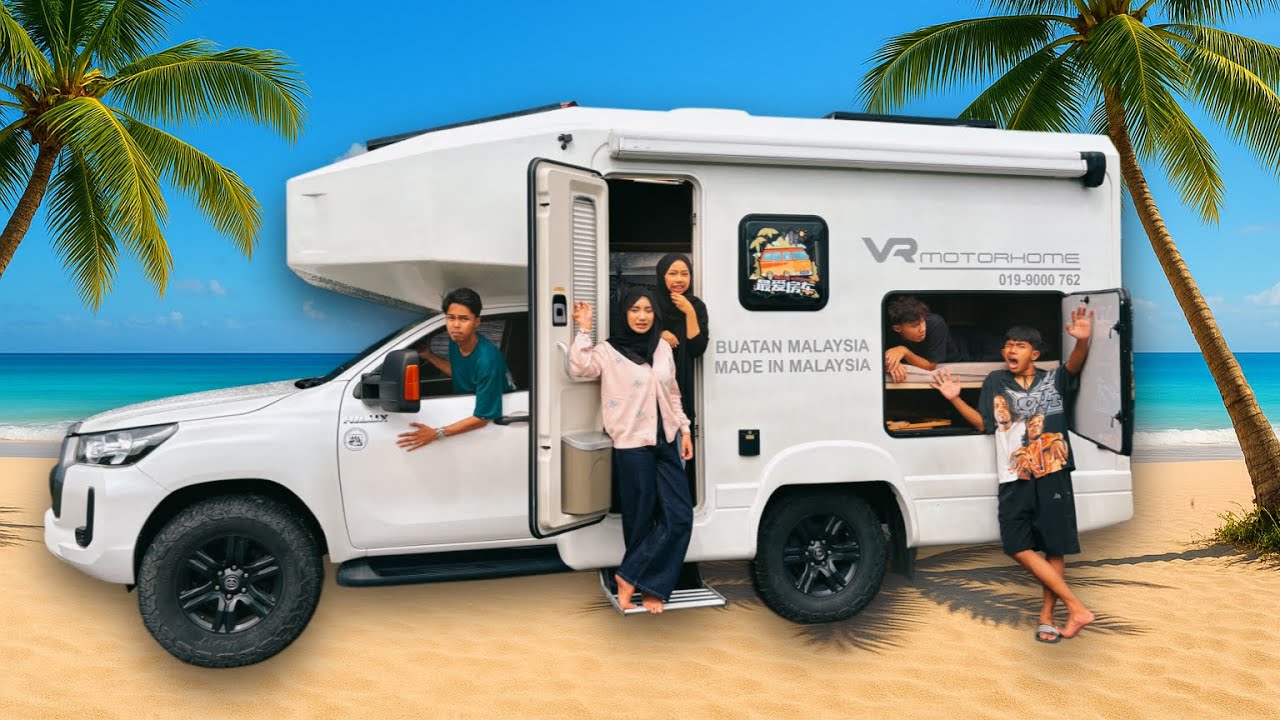 SEHARIAN ABANG DAN ADIK TINGGAL DALAM CAMPERVAN! 