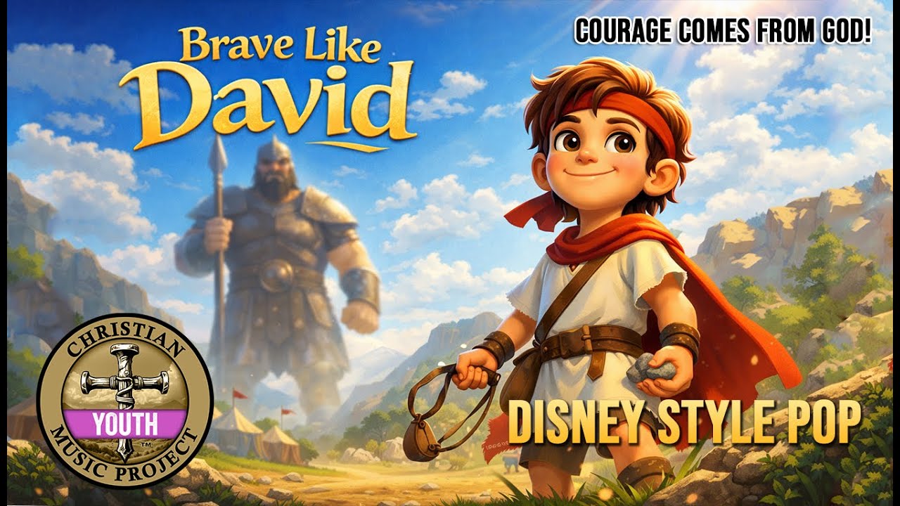 Brave Like David (Official Music Video) | Christian Youth Music Project | VBS Style David & Goliath