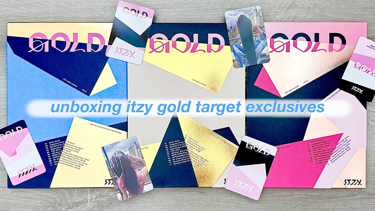 ☆ unboxing gold by itzy ☆ target us exclusive albums !!!