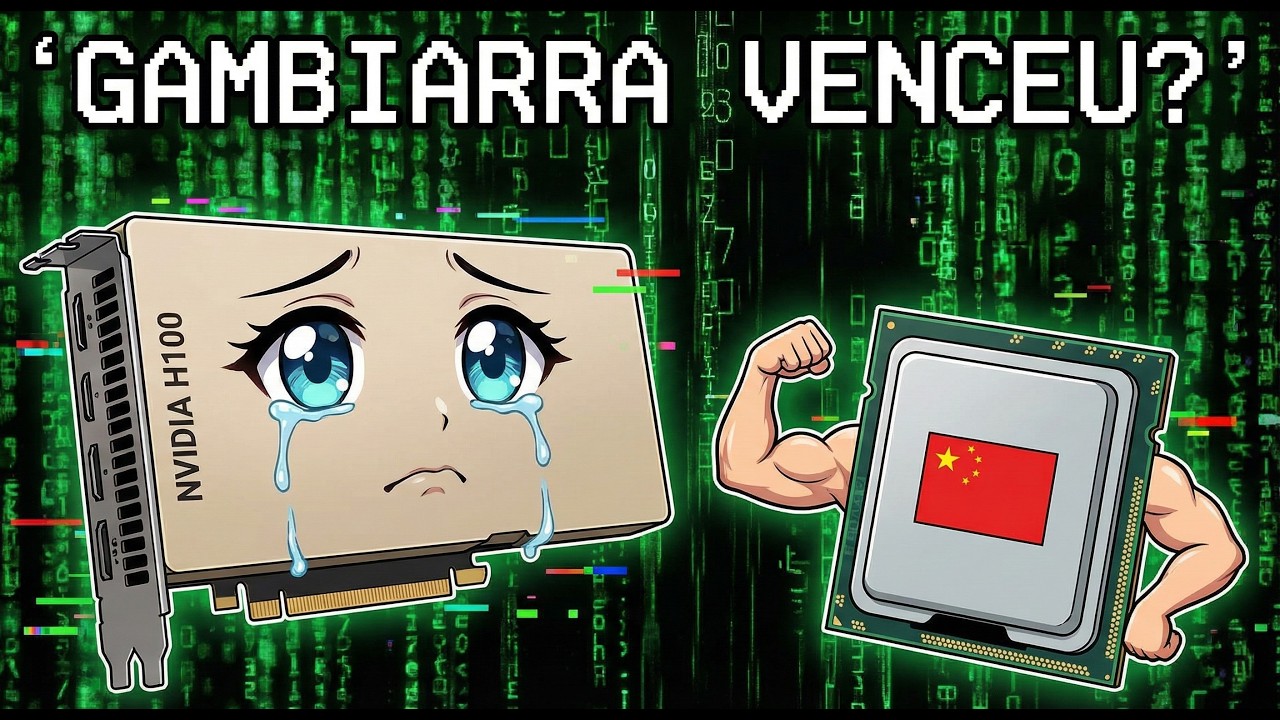 A CHINA QUEBROU A NVIDIA? O Fim da Força Bruta na IA