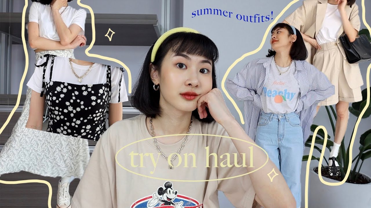 TRY ON HAUL📦 台灣網拍開箱試穿 夏天5套學生穿搭! ft.SIVIR