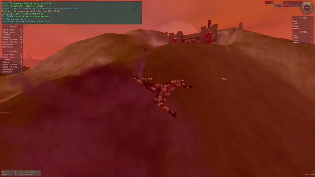 -)R(- KB | Harvester_x2, Boss_x2 | 15 warriors | 2003/2/13 | Demo#3708 | Tribes2