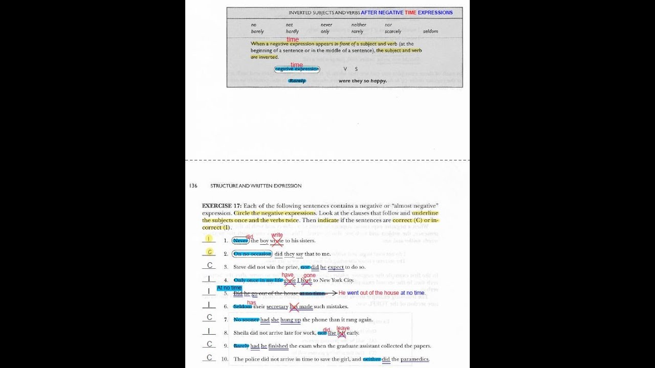 Structure Skill 17 [p.134-136]