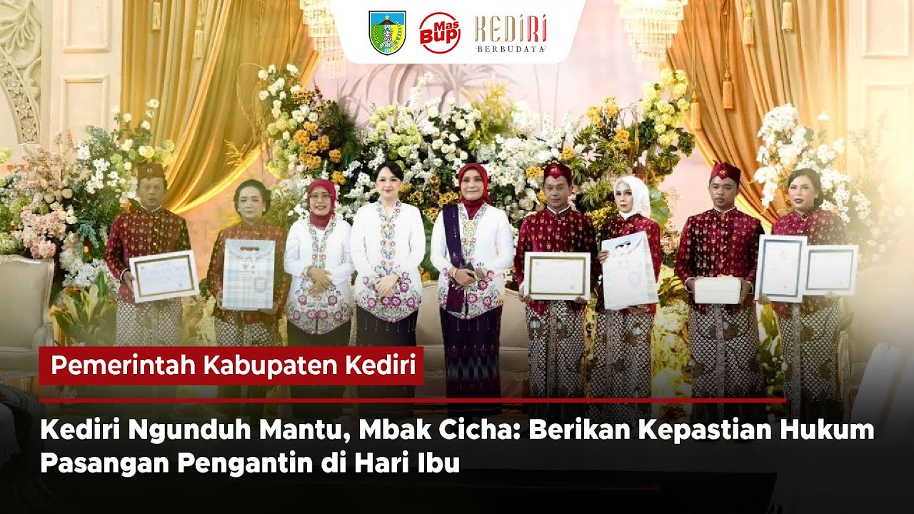 Kediri Ngunduh Mantu, Mbak Cicha: Berikan Kepastian Hukum Pasangan Pengantin di Hari Ibu