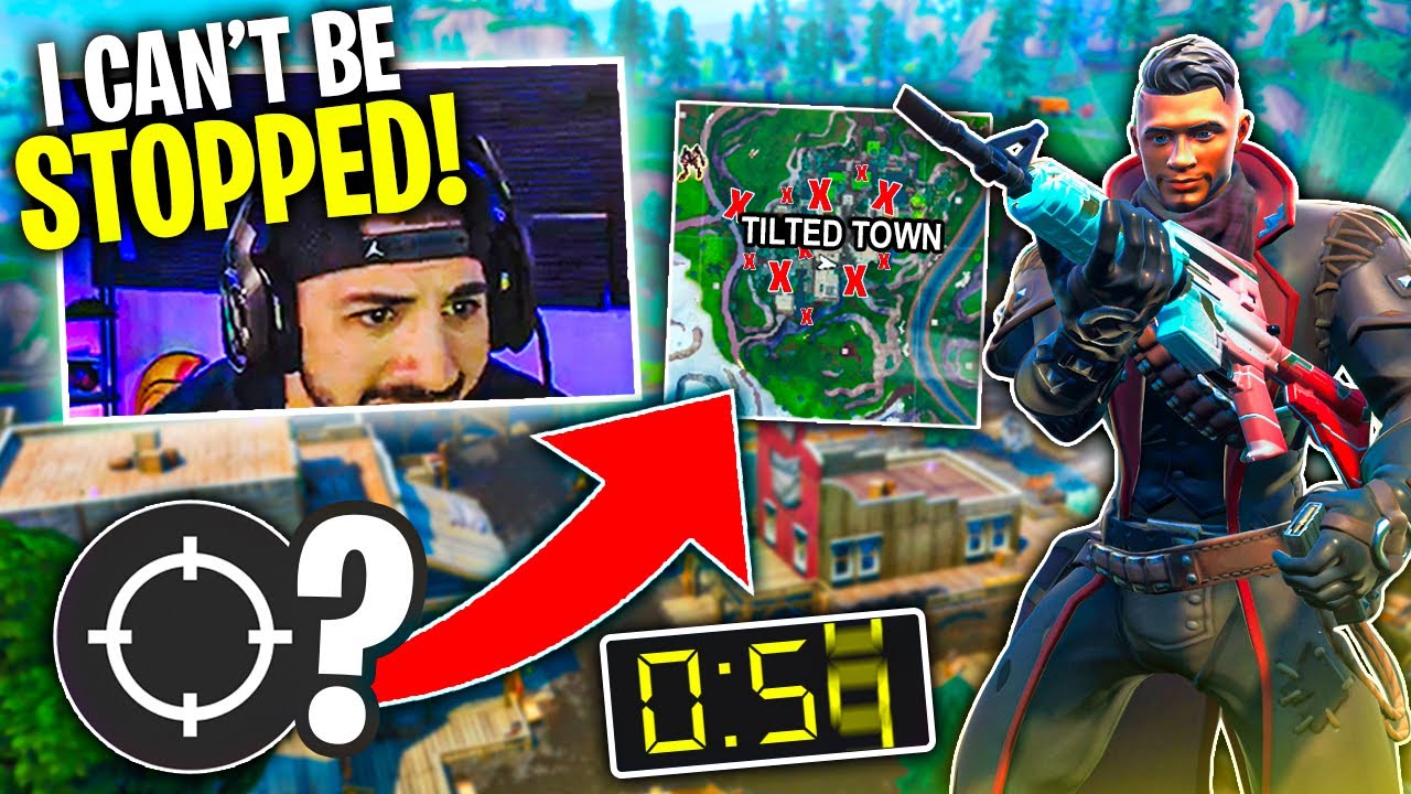 The MOST Elims In 60 Seconds?! I DESTROYED Tilted Town!