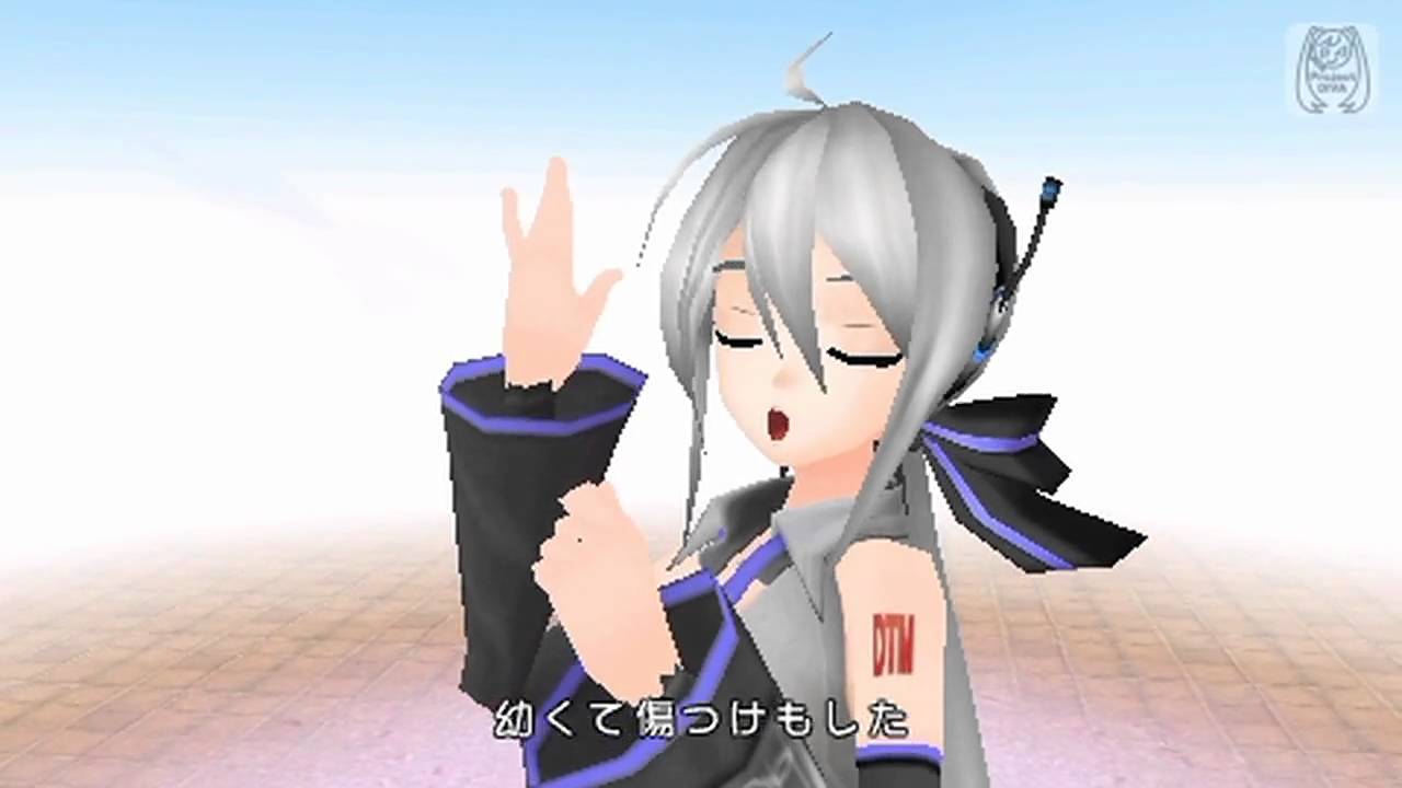 PSP　初音ミク -Project DIVA-　『桜ノ雨 - standard edit -』　(PV)