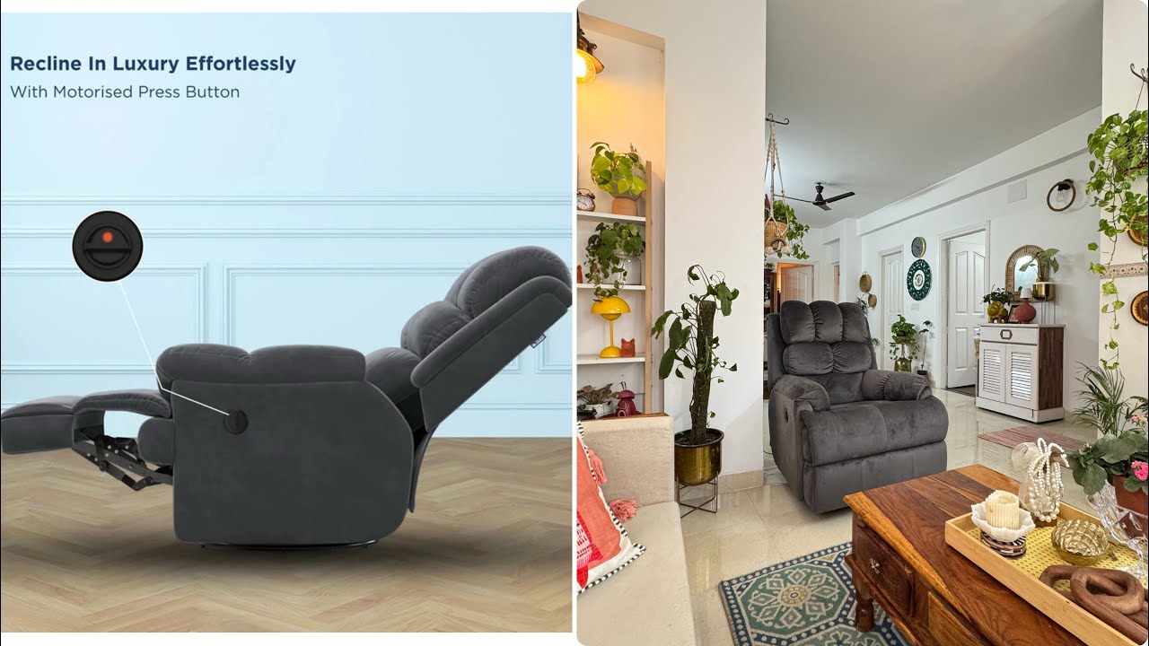 Added New Furniture 🤩 The Luxe Motorised Recliner from The Sleep Company 