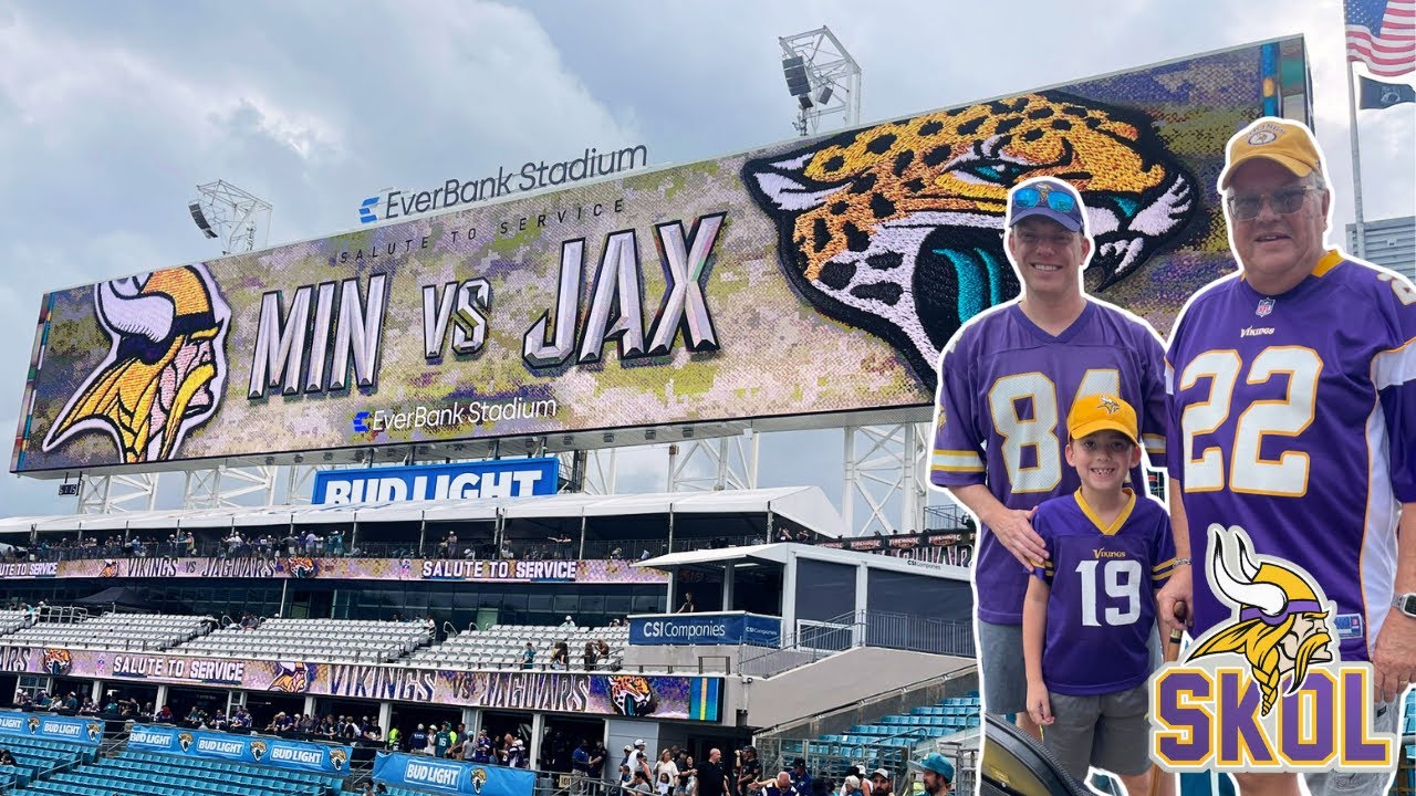 Lukas' FIRST NFL Game | Vikings vs. Jaguars in Jacksonville
