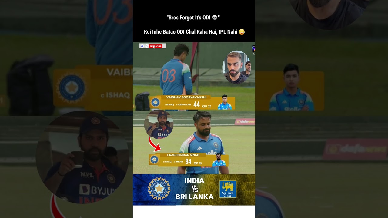 Vaibhav Suryavanshi & Prabhsimran Singh 😱🔥 | India vs Sri Lanka Highlights | IND vs SL