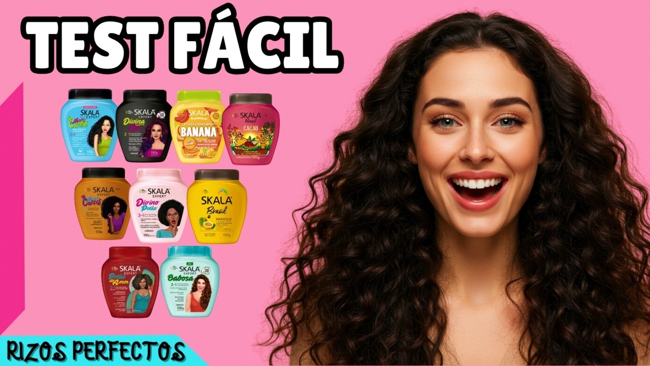 ¡ELIGE la Crema SKALA Perfecta para TUS RIZOS!  💖 Test de Porosidad Fácil y Guía COMPLETA 👩‍🦱✨