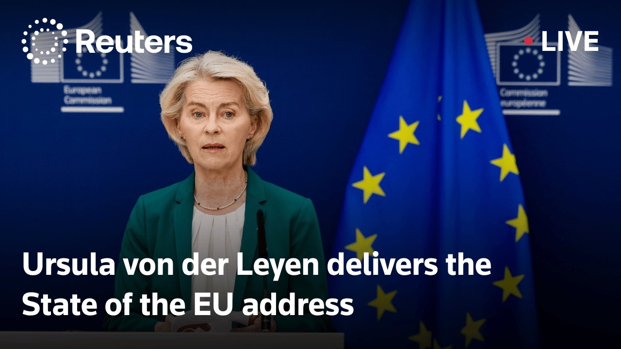 LIVE: Ursula von der Leyen delivers the State of the European Union address