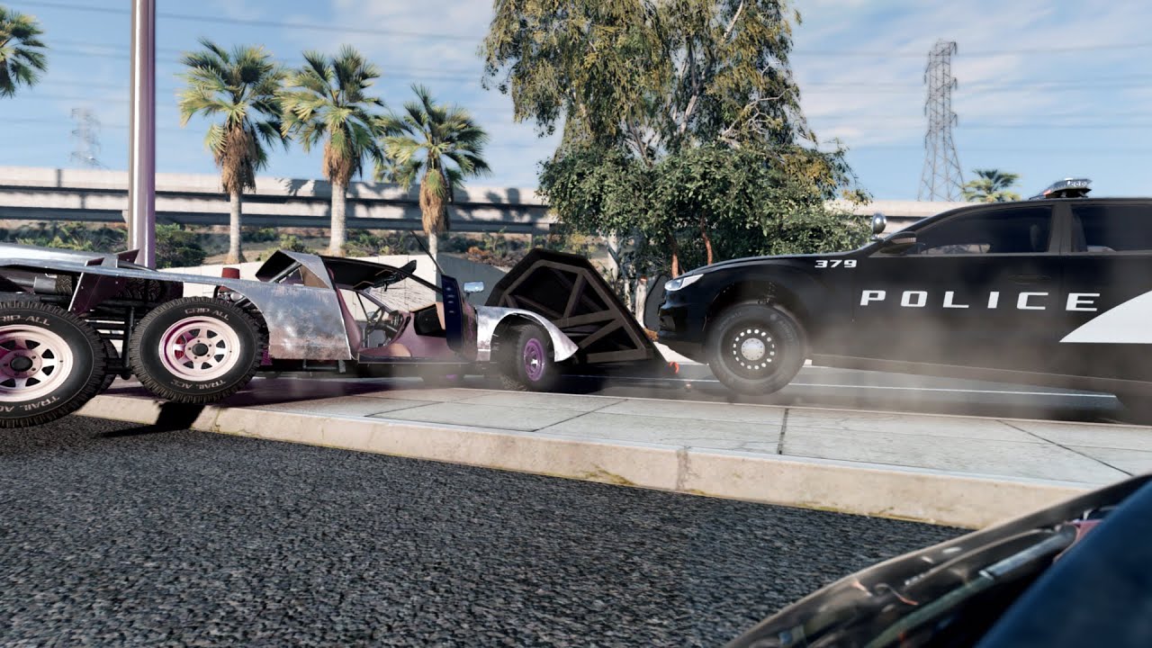 Just Crashes #98 - BeamNG Drive (Ram Plow Madness)