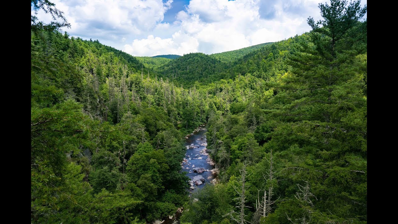 Most BEAUTIFUL WATERFALL in North Carolina!!