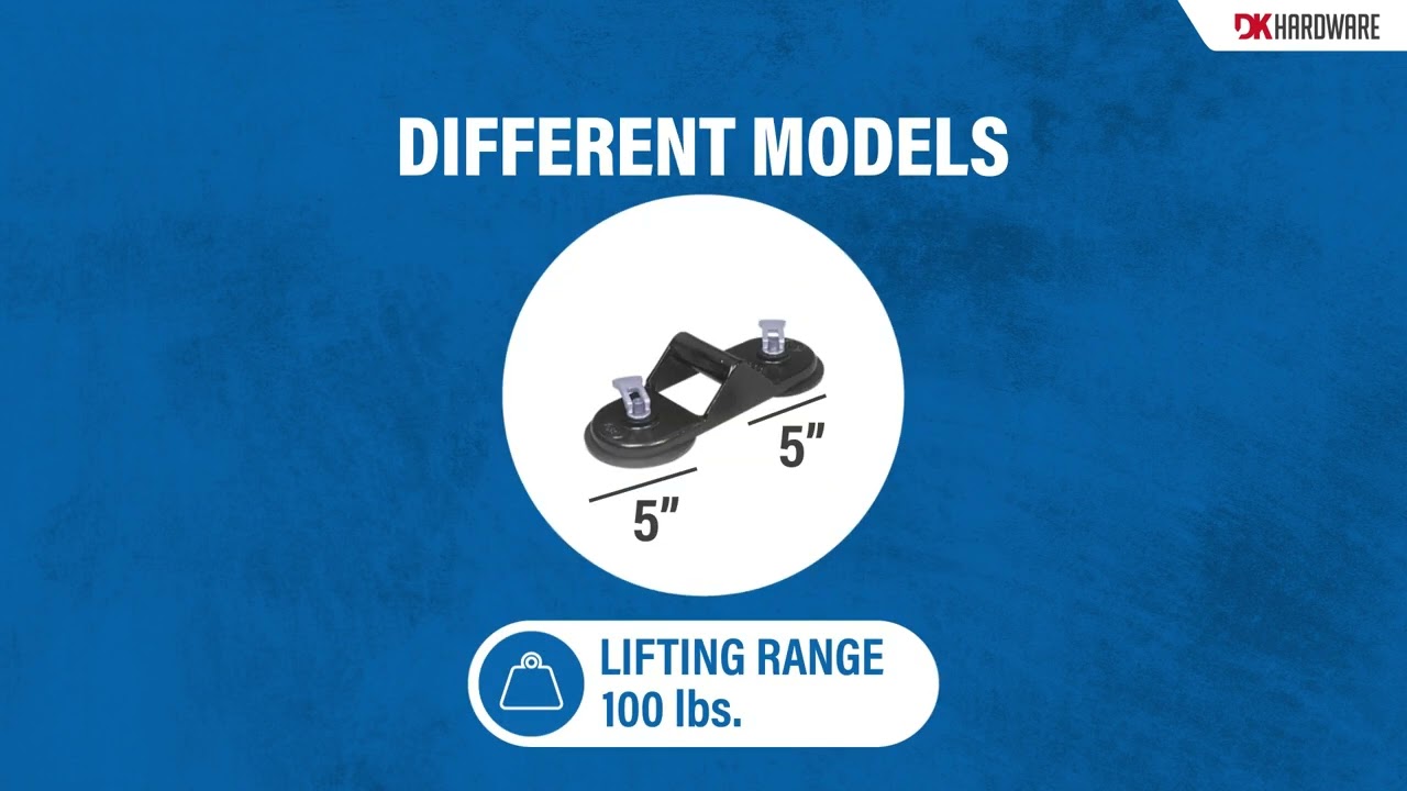Vacuum Cups & Lifters: Double Cups | DK Hardware