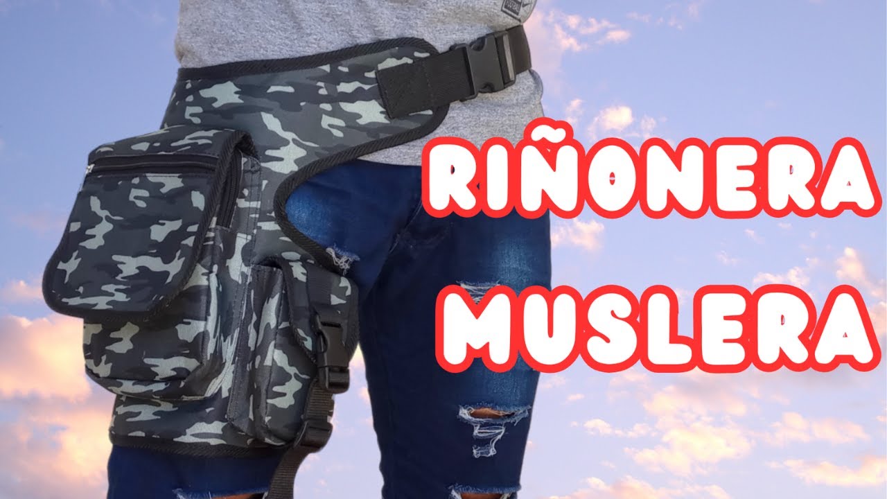 ➡️ Como hacer una RIÑONERA MUSLERA ✳️ para caballeros con moldes gratis para descargar PDF