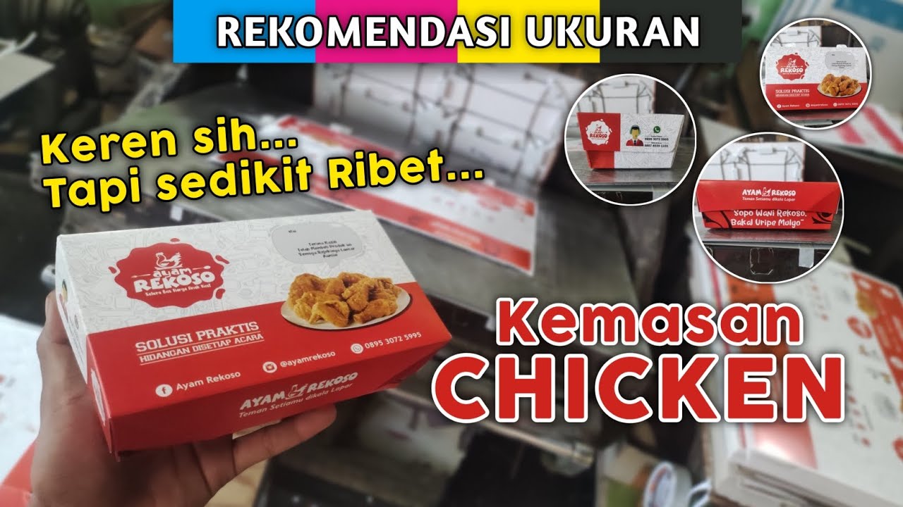 DUS PACKAGING - KEMASAN CHICKEN #kemasan  #percetakanmurah