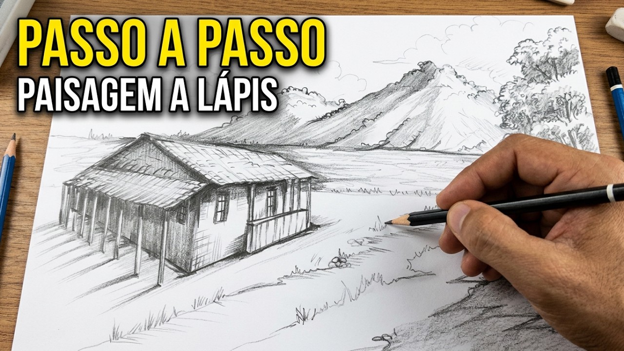 Aula de Desenho #Paisagem