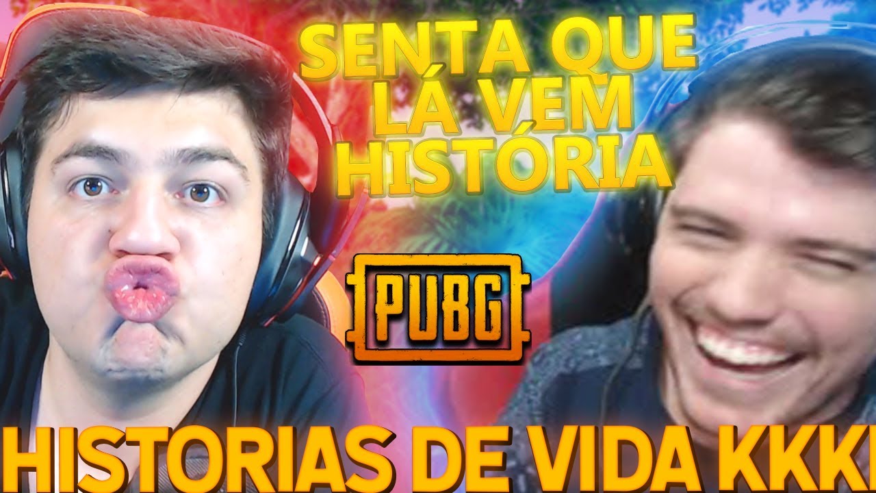 BURGAO E NETENHO CONTANDO HISTORIAS DA VIDA | PUBG