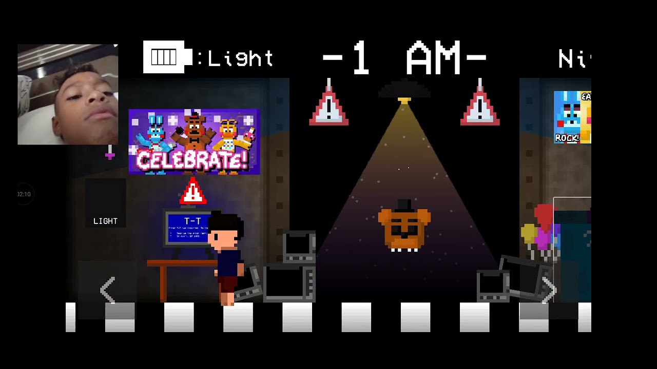 Joguei fnaf 2D