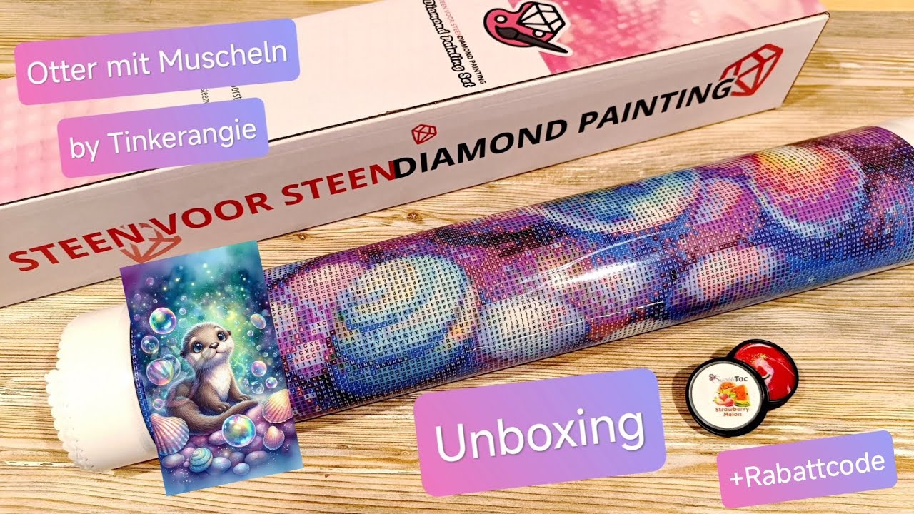💎 Diamond Painting Unboxing | Mein erstes DP Bild von dem Shop Steenvoorsteen + 10% Rabattcode