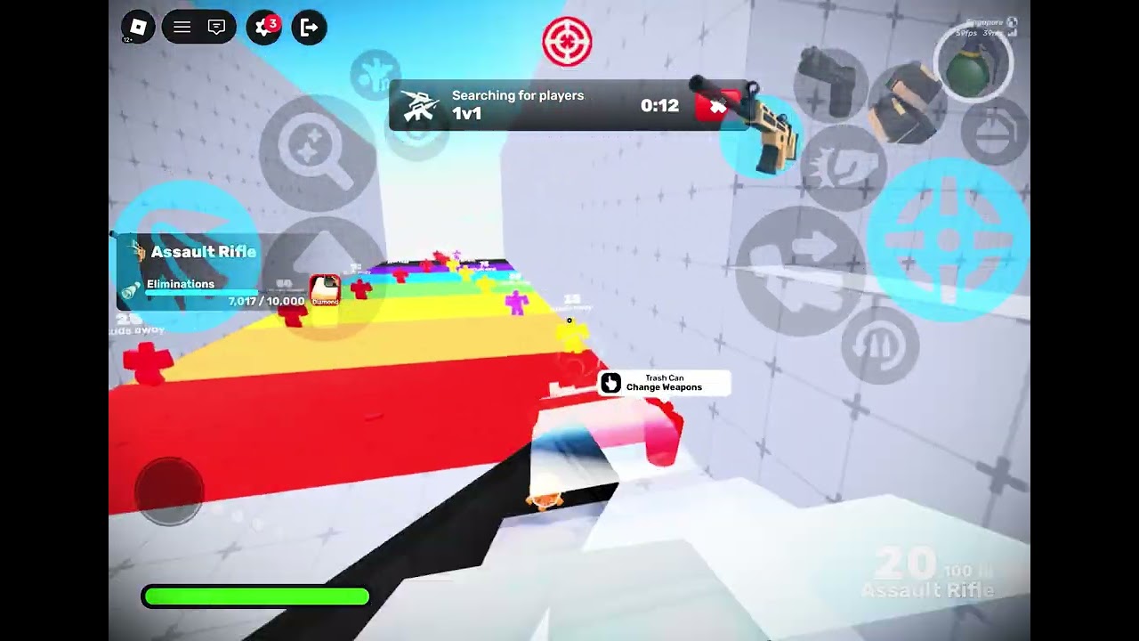 a gameplay on my daily game on rivals