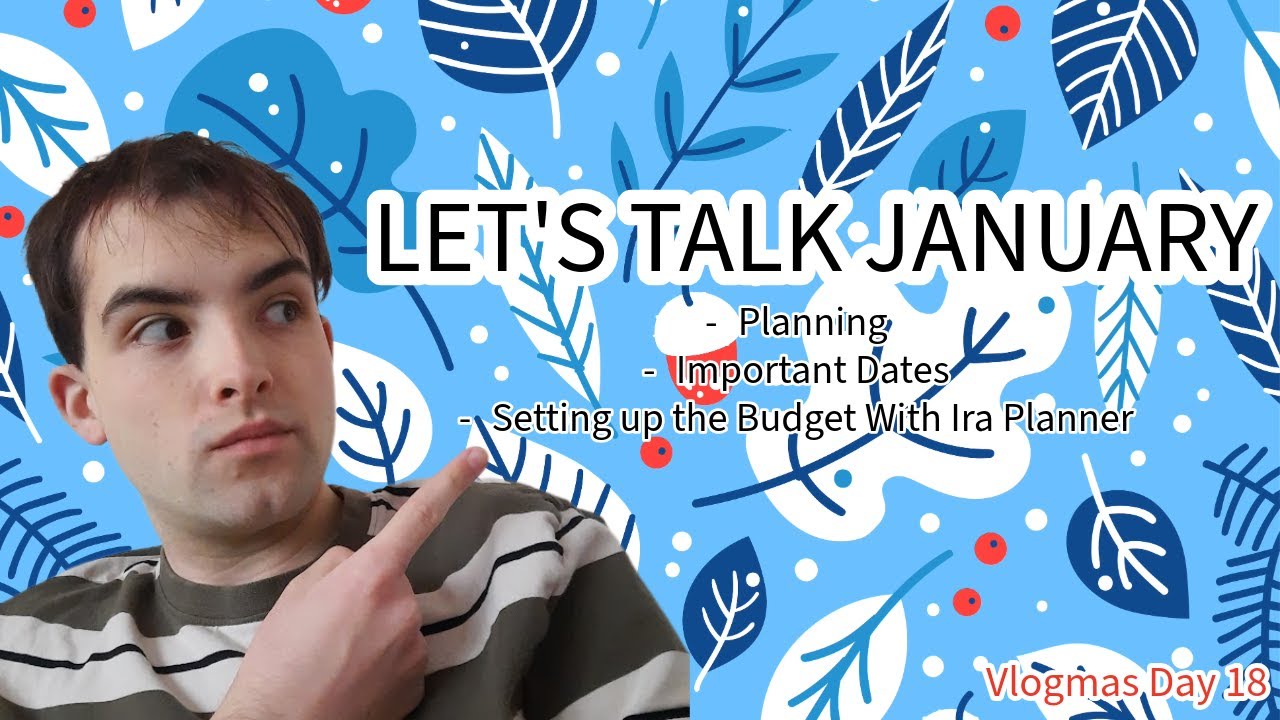 Давайте поговорим о январе! | Используем планировщик @budgetwithira! | Vlogmas, день 18