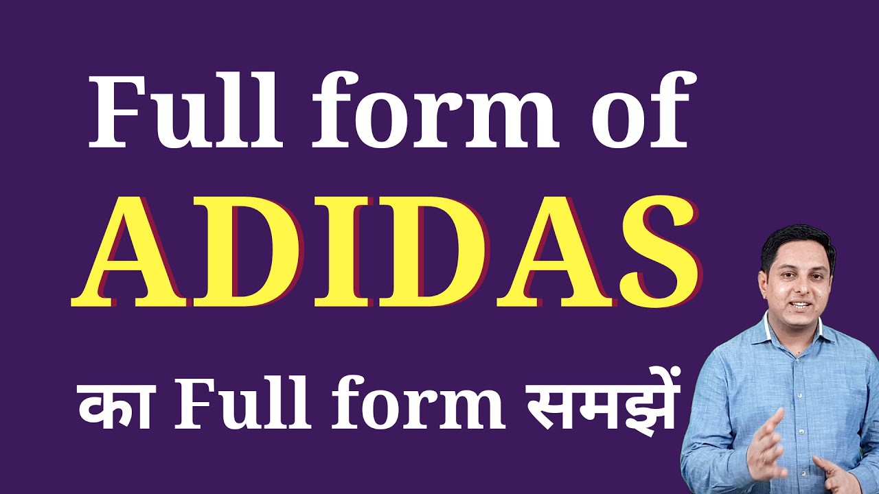 ADIDAS ka full form | Full form of ADIDAS in English