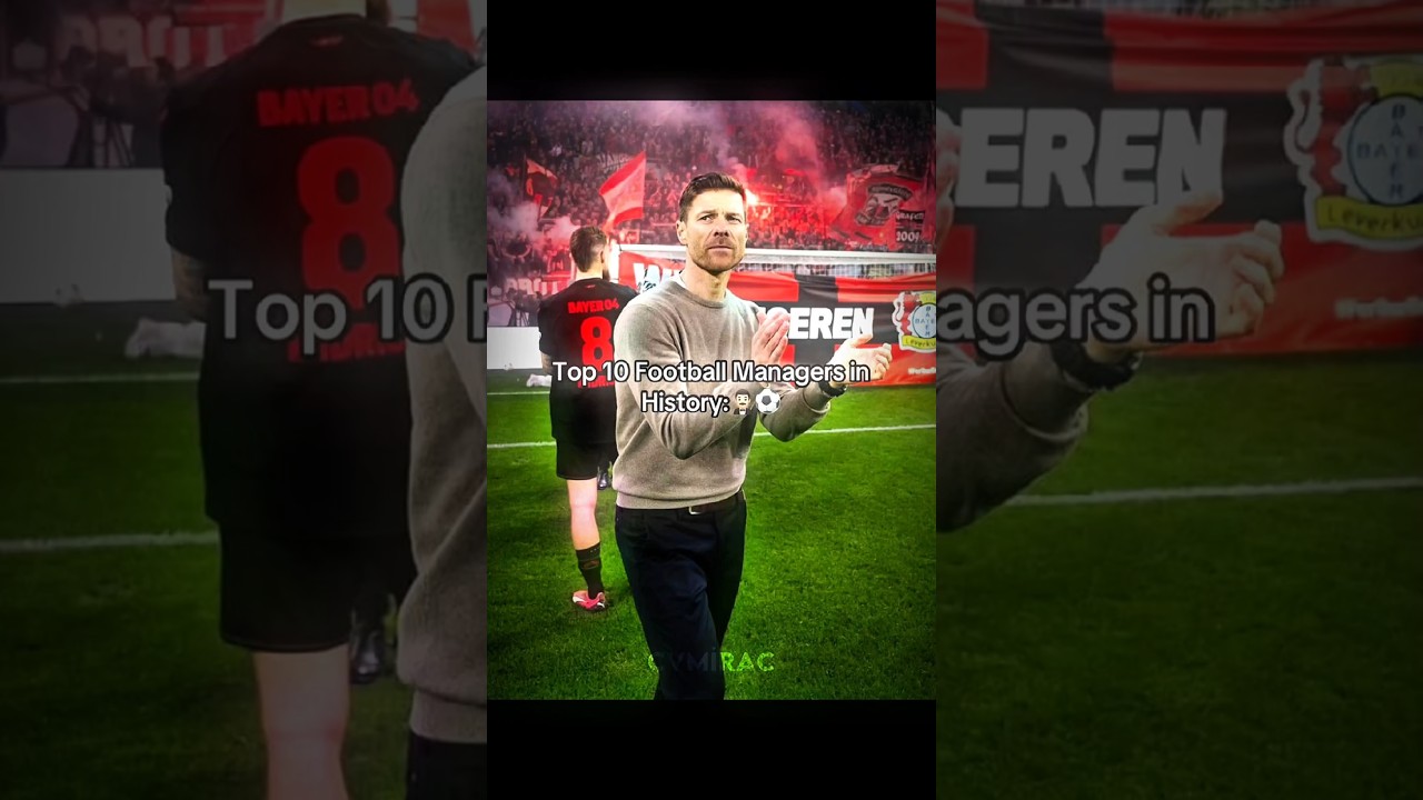 Top 10 Football Managers in History 👑⚽ |#shorts #football #edit #viral #managers #talwiinder