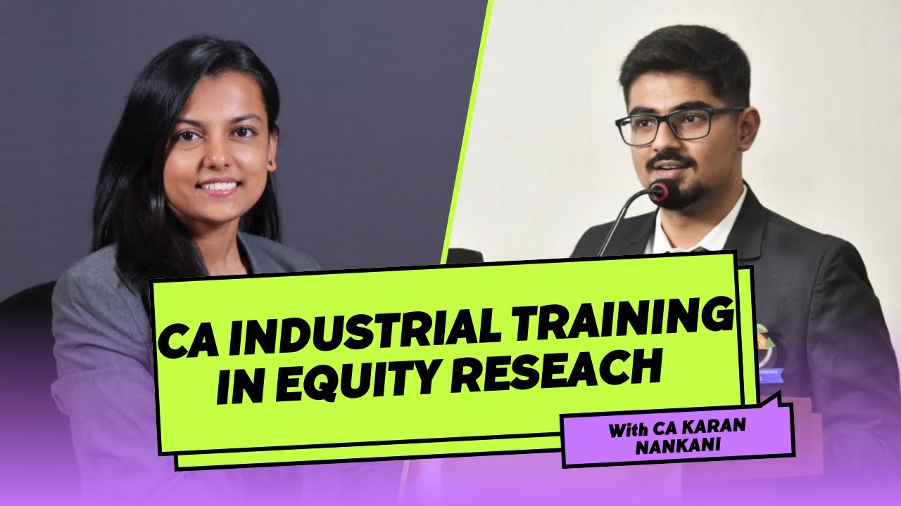 Industrial Training in Equity Research | Nuvama | CA PRIYA JAIN