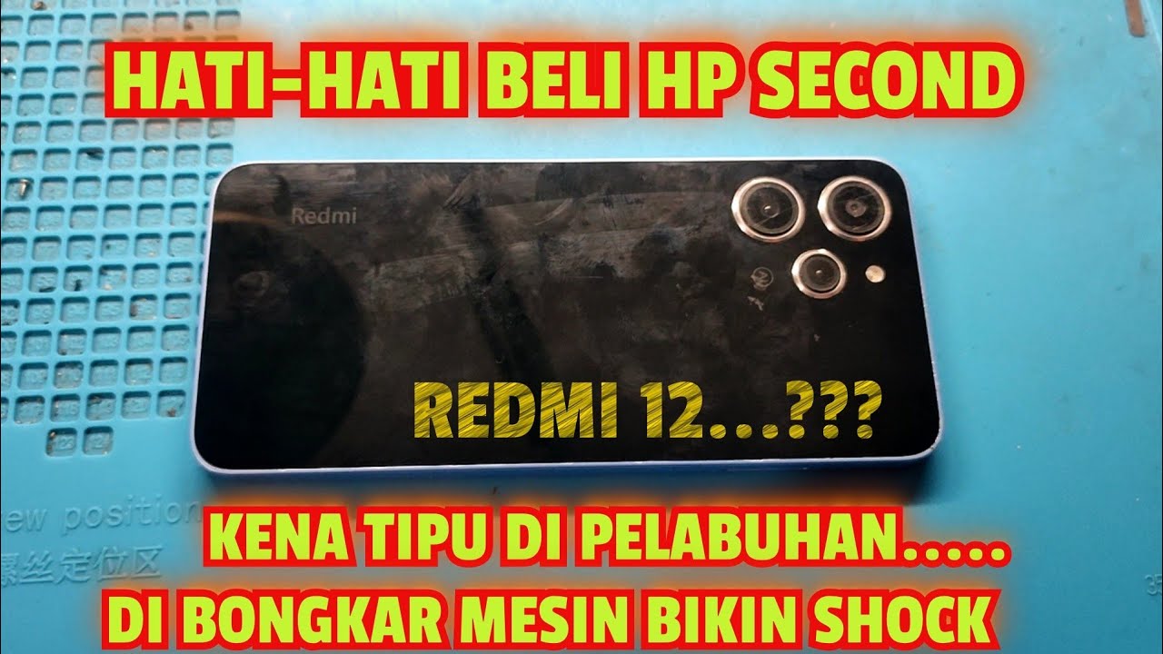 KENA TIPU BELI HP REDMI 12 SEHARGA 800 RIBU   DIBONGKAR ISINYA SAMPAH