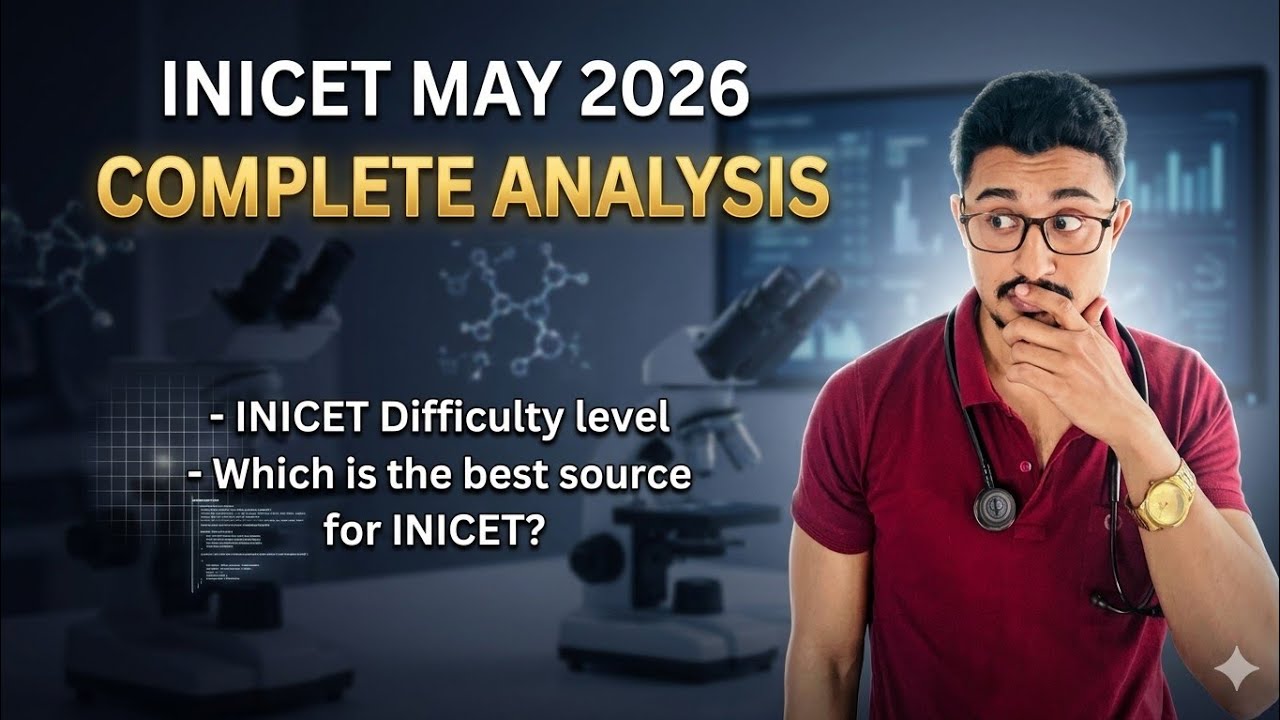 INICET MAY 2026 Complete Exam Analysis| Which Source had the Maximum strike rate #inicet #inicet2026