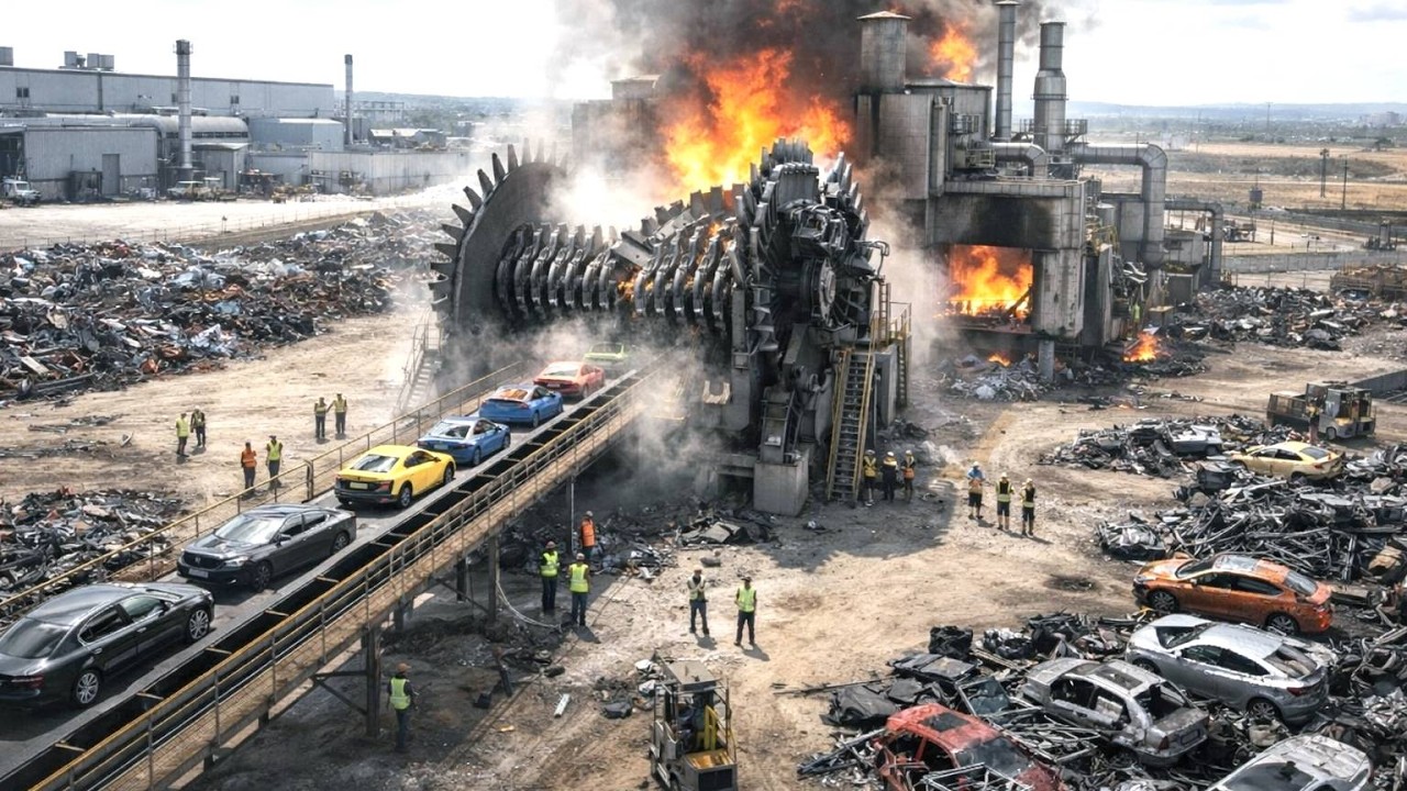 Extreme Industrial Shredders & Crushers at Work | Turning Scrap Into Valuable Resources