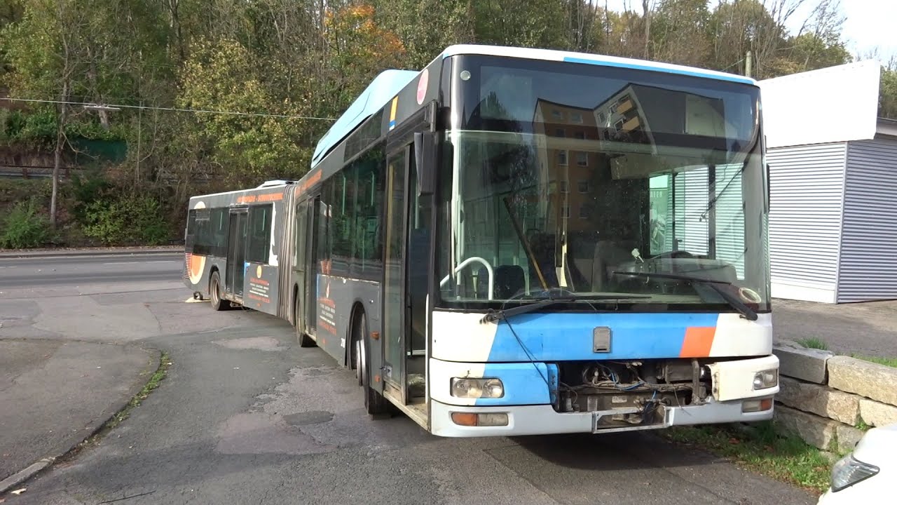 -Verlassene Fahrzeuge (Lost Vehicles) MAN Gelenkbus 30.10.2022
