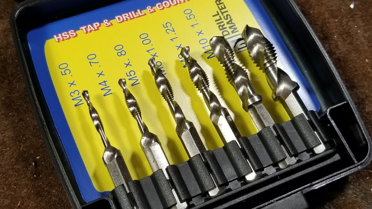 Harbor Freight Metric Drill & Tap Combination Bit Set Review