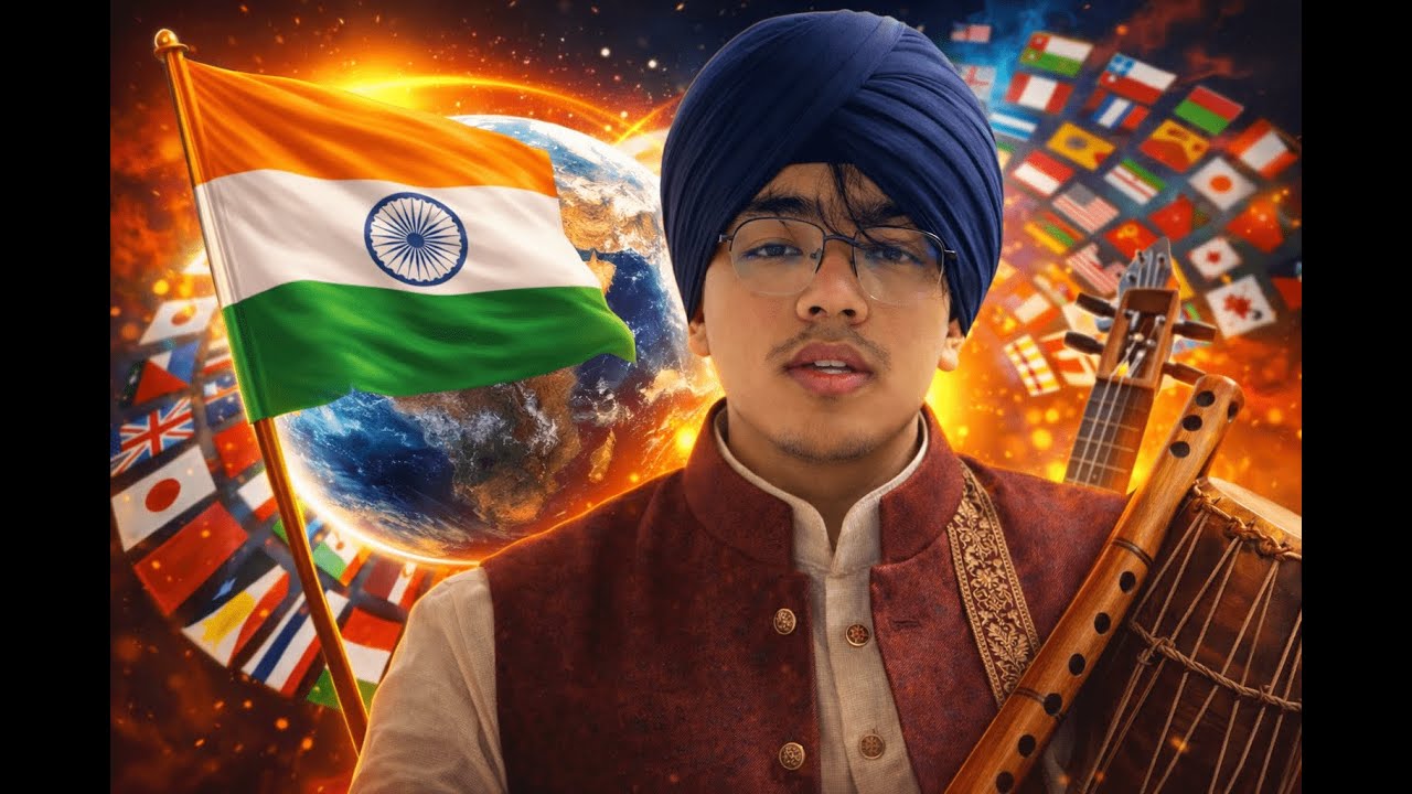 Every Country's Anthem But I Don't Know The Language :INDIA #challenge #india #nationalanthem #song