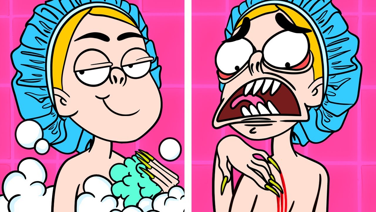 LONG NAILS PROBLEMS || Funny Cartoons By 123 Go! Animated