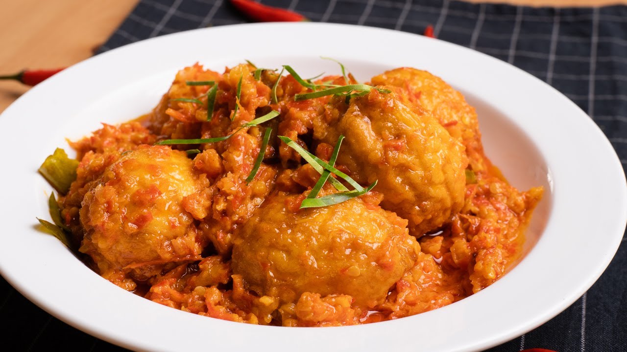 Telur Masak Balado Bersantan