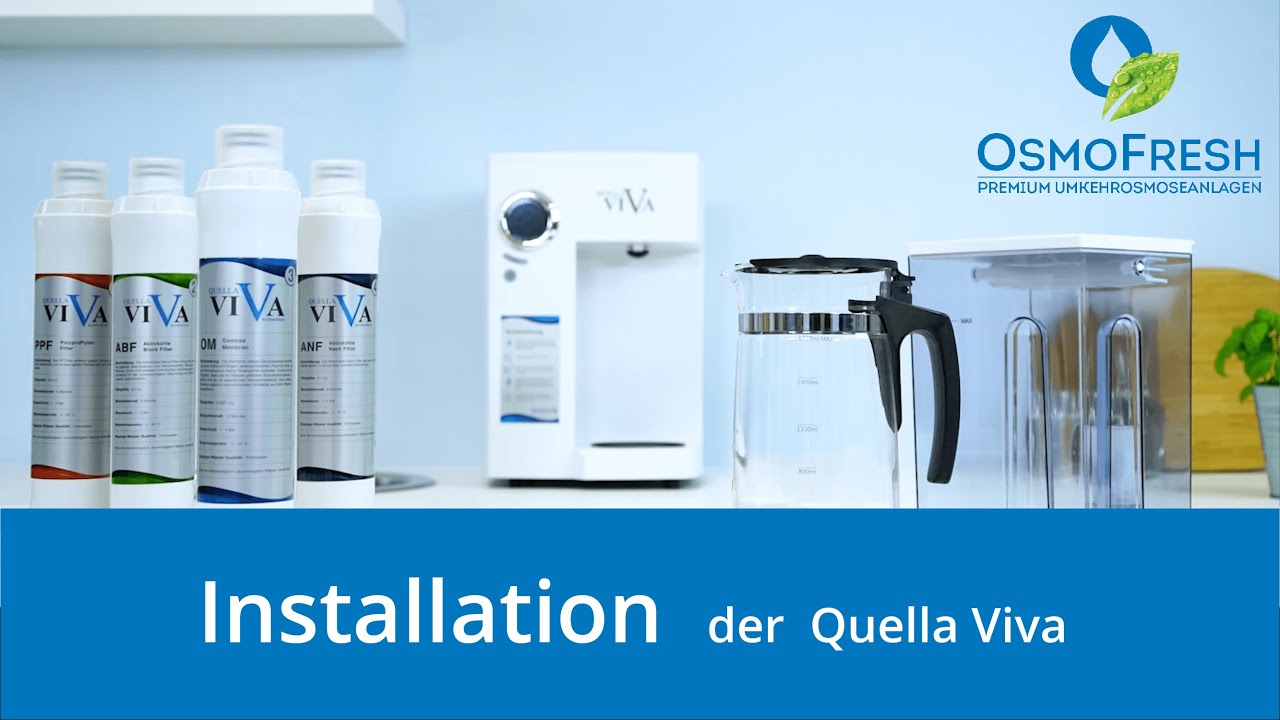 Auspacken und Installation der Quella Viva Osmoseanlage