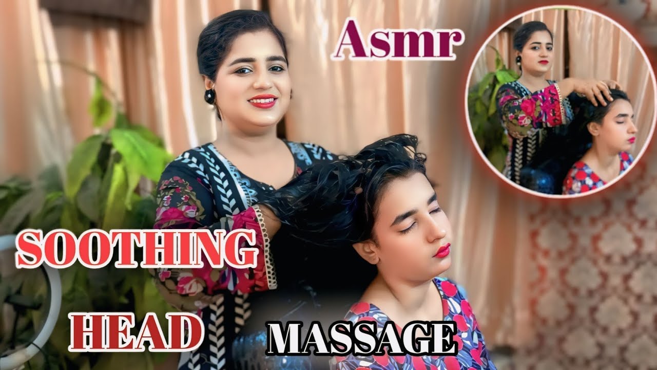 relaxing sleep asmr massage😴 || hair pulling scalp massage || Ideal look beauty parlour