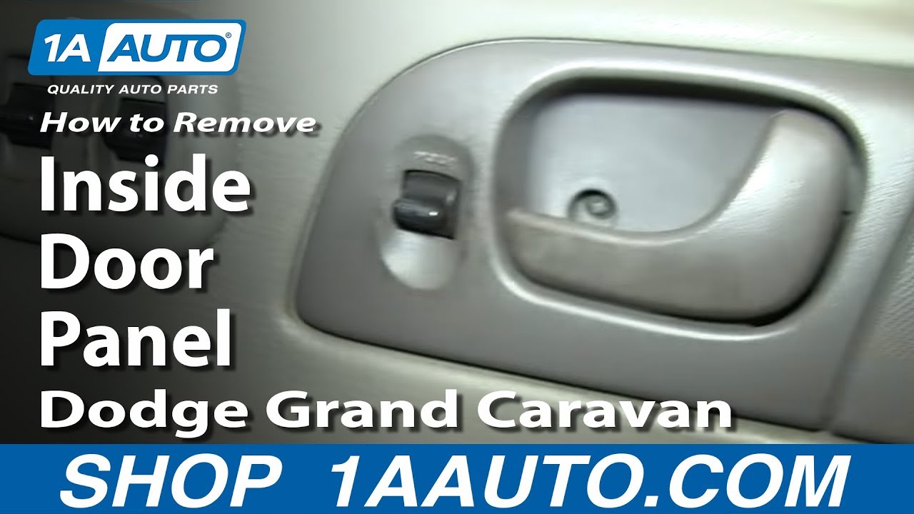Как снять дверную панель Dodge Grand Caravan 2002-2007