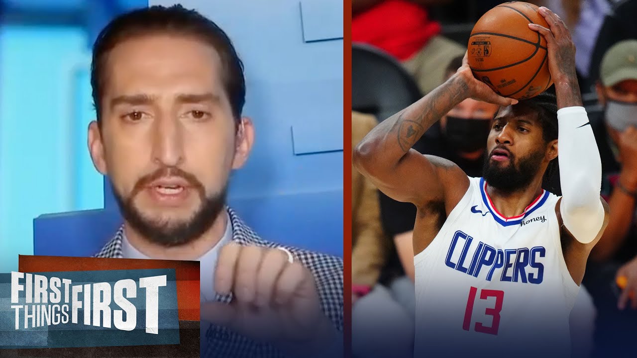 Paul George played the best playoff game of his career last night — Nick | NBA | FIRST THINGS FIRST