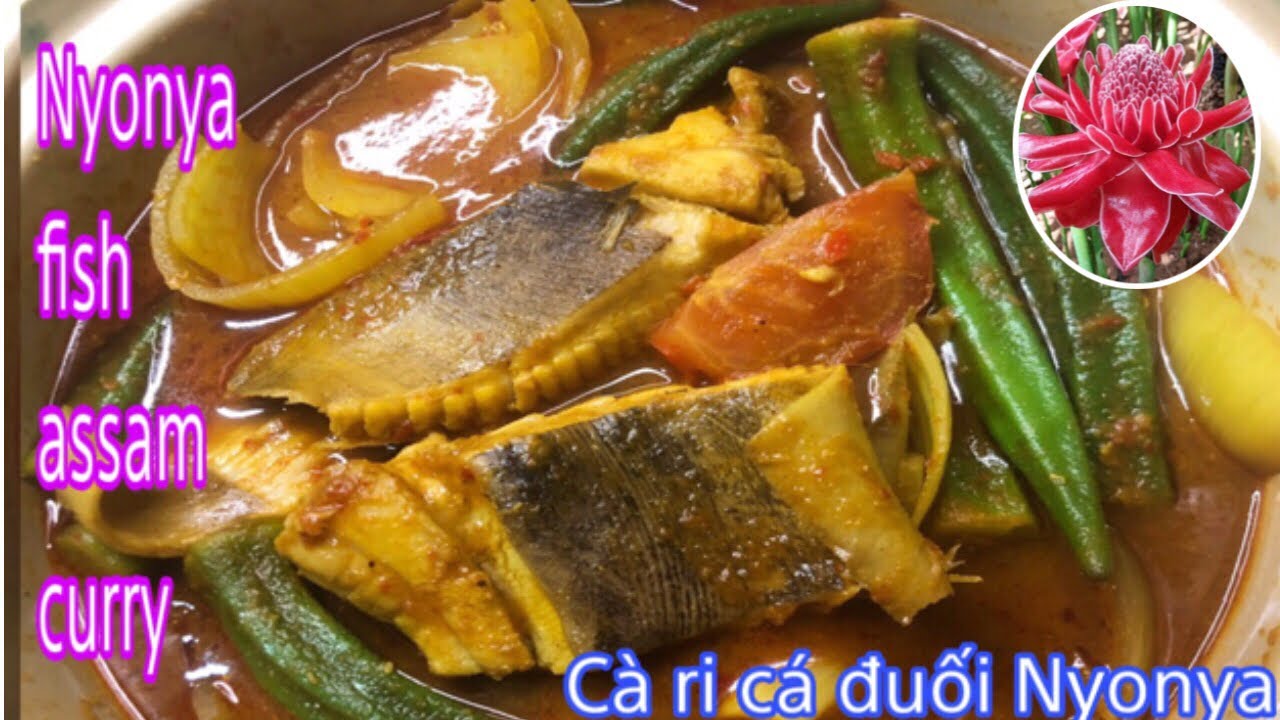Cari cá đuối Nyonya /nấu cà ri cá malaysia /cari cá Malaysia/Ẩm thực Malaysia /cari cávới hoa đa Lộc