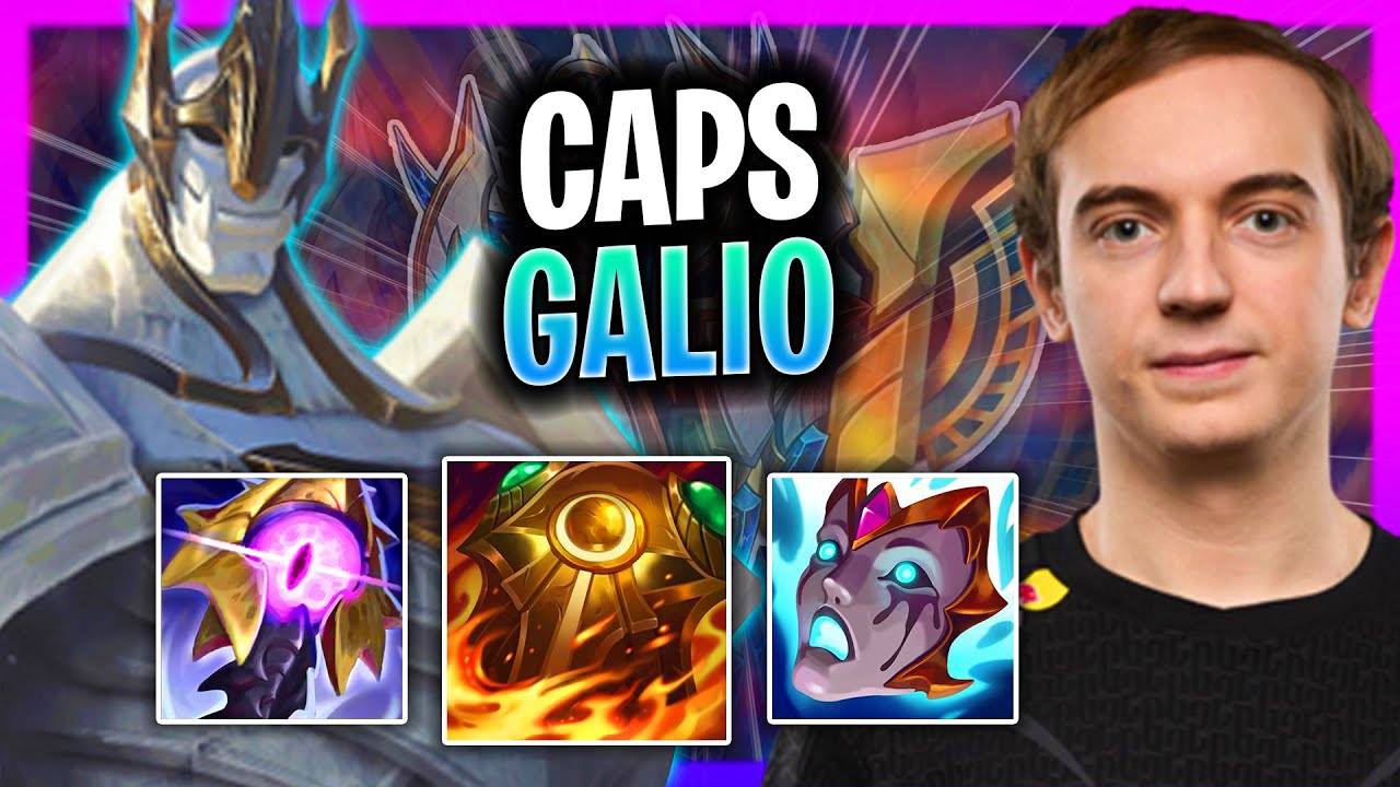 CAPS IS SO CRAZY WITH GALIO! | G2 Caps Plays Galio Mid vs Corki!  Season 2024