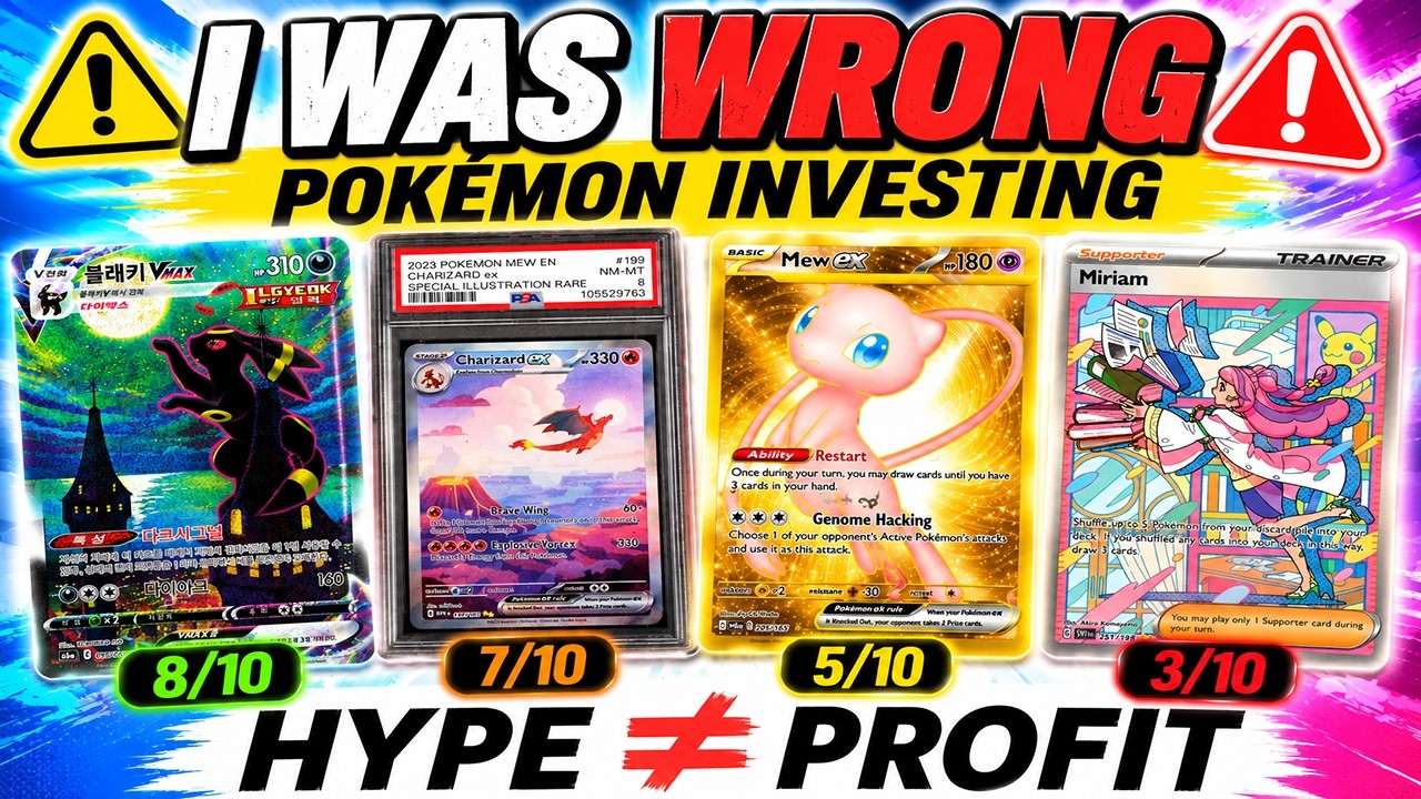 My BIGGEST Pok&eacute;mon Card Investment Mistakes Revealed!