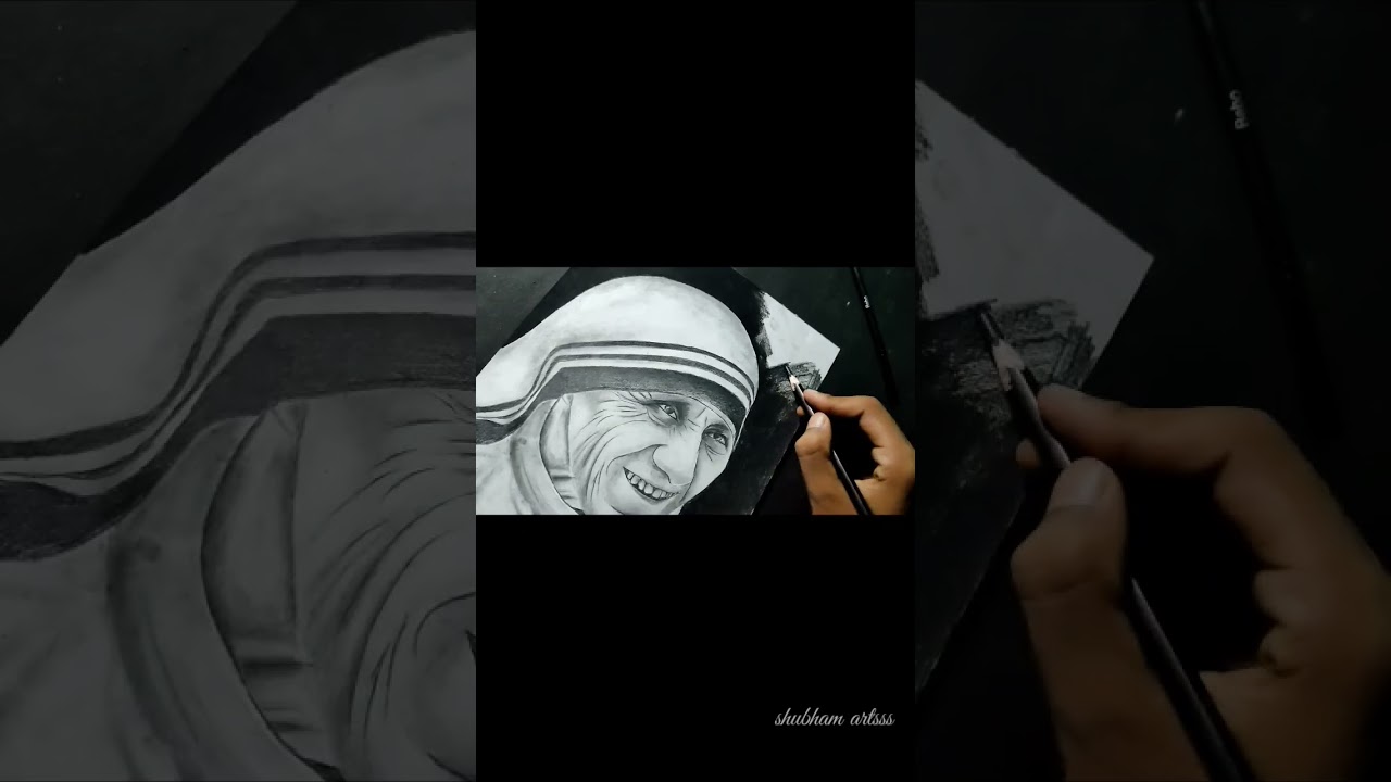 #shorts #art #motherteresadrawing