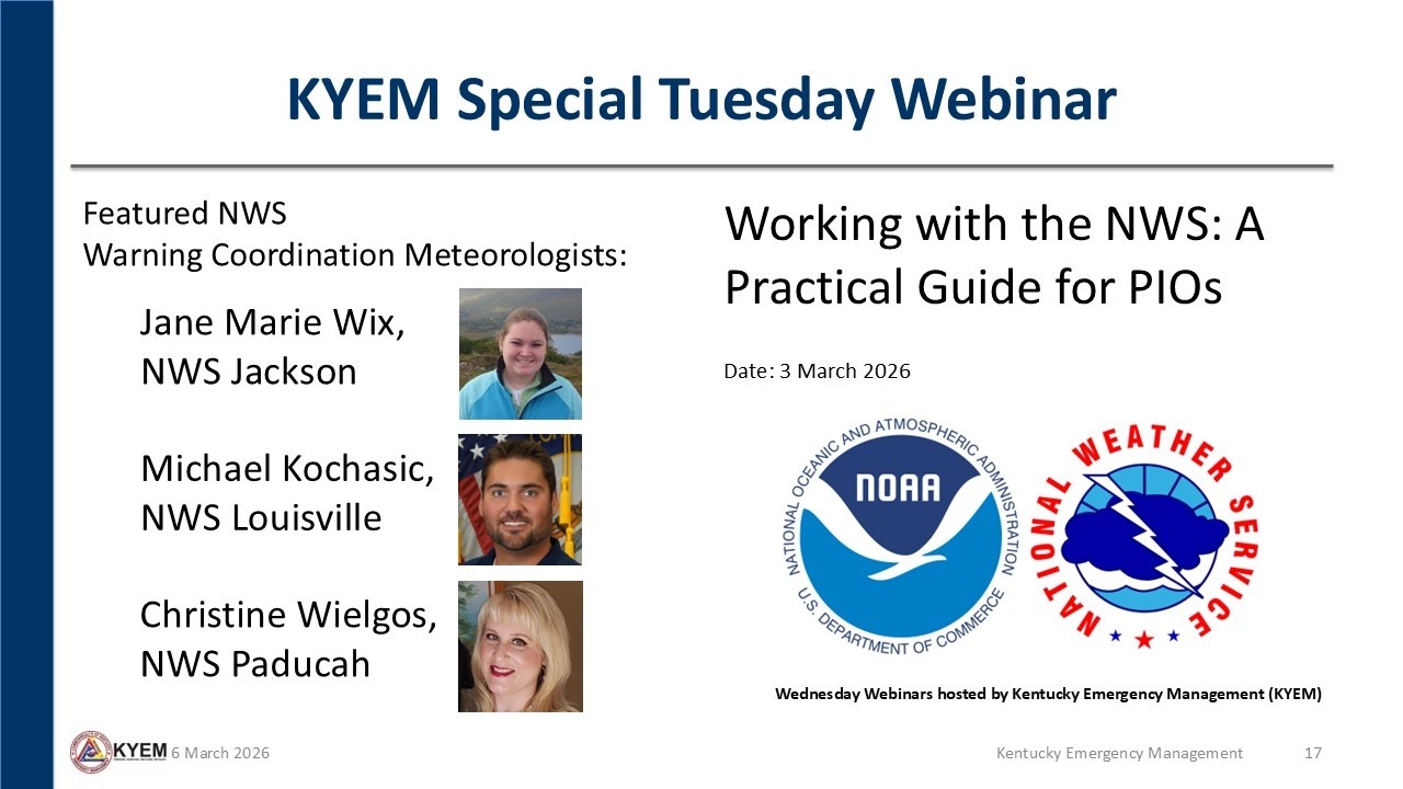 Working with the NWS, A Practical Guide for PIOs