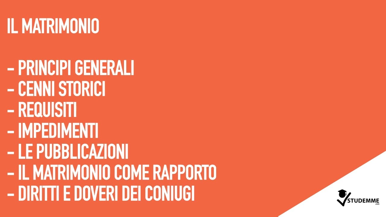 VIDEO RIASSUNTO DIRITTO DI FAMIGLIA GRATIS