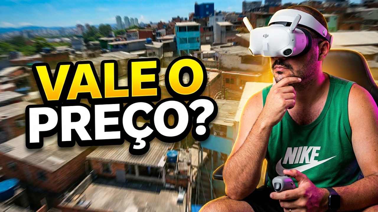 Comprei o DJI Goggles N3 + Motion 3… vale MESMO o preço?